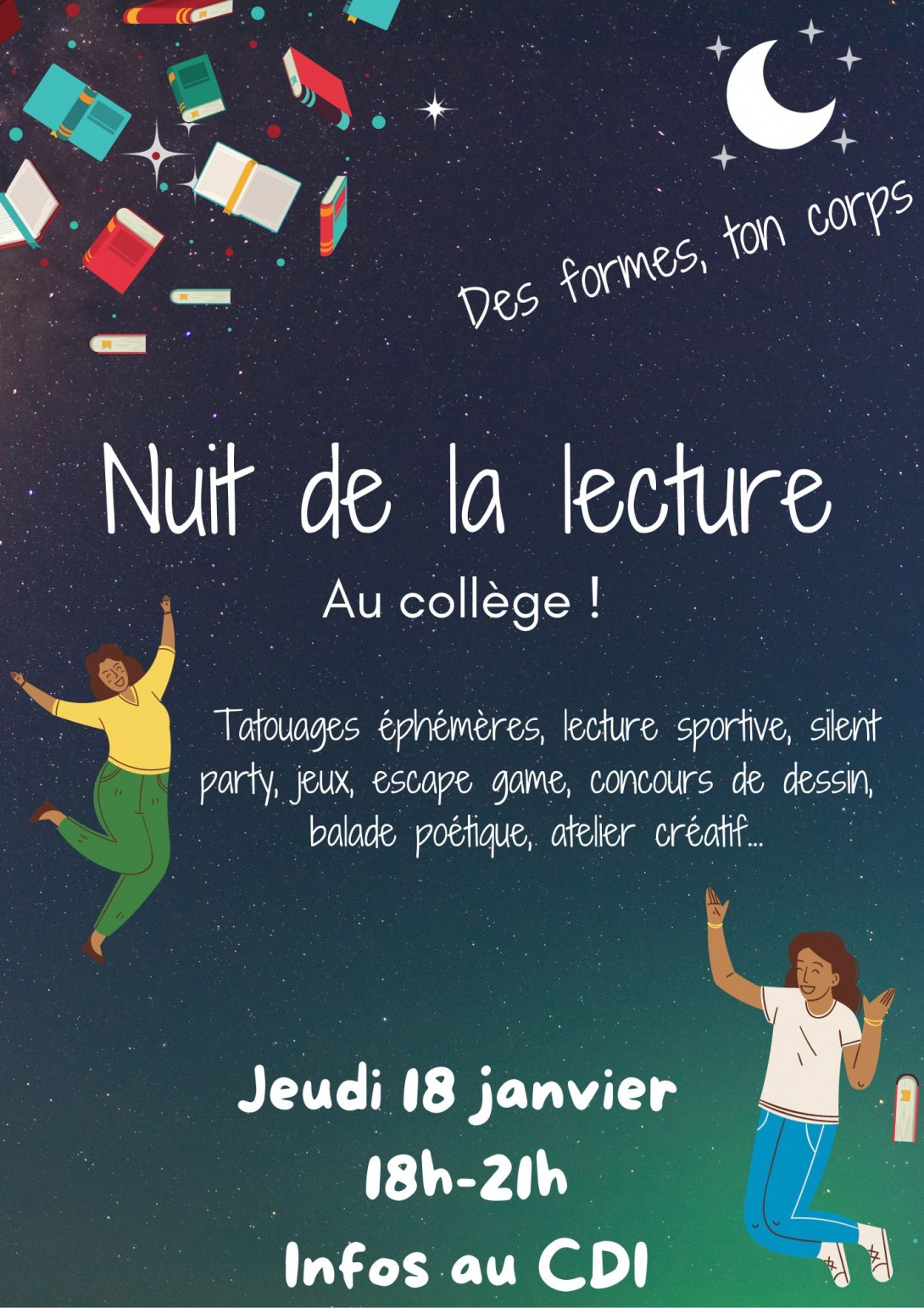 Des formes ton corps | Les Nuits de la lecture