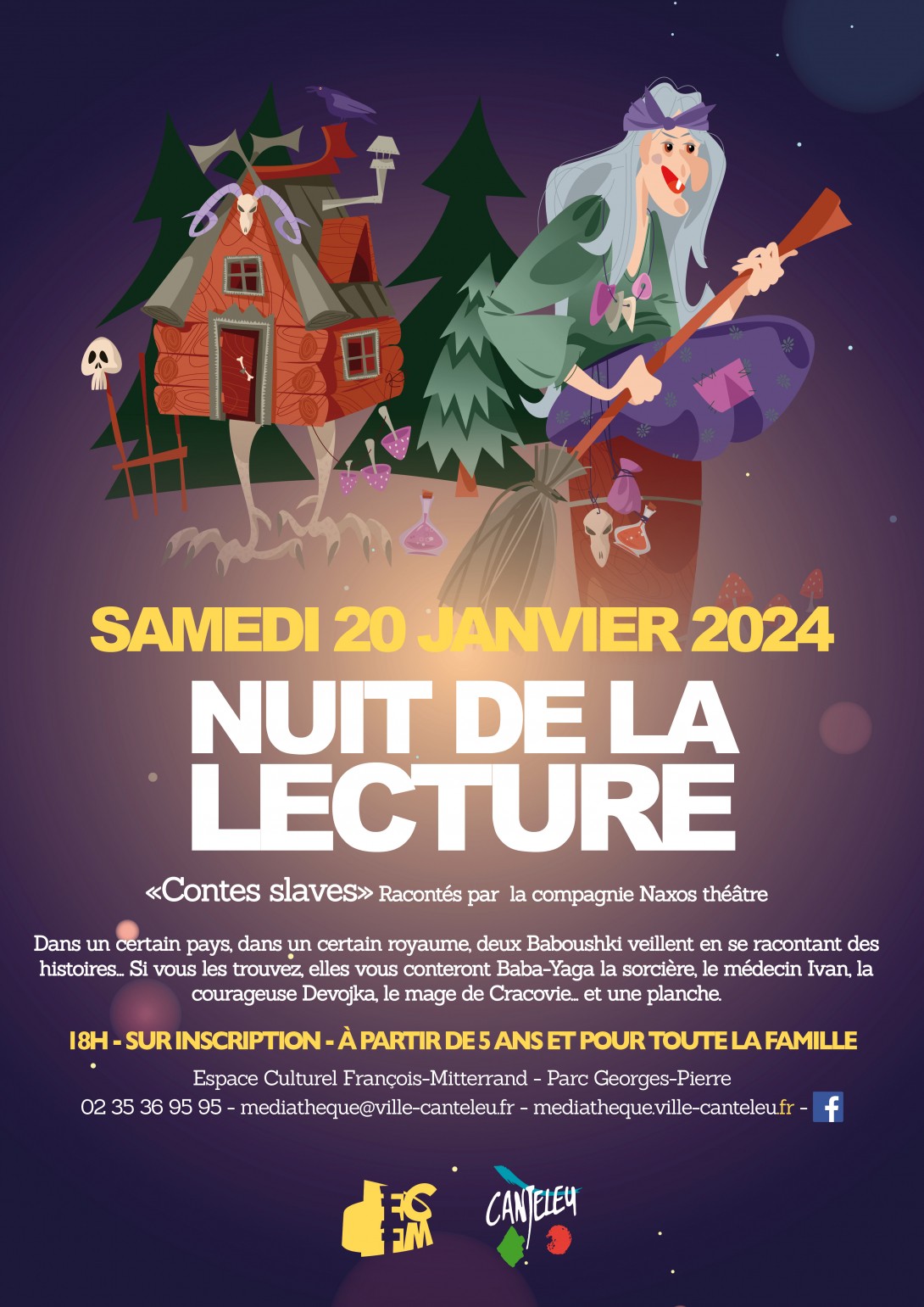 Contes slaves par la compgnie Naxos théâtre | Les Nuits de la lecture